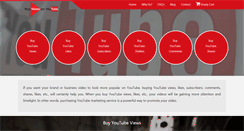 Desktop Screenshot of buyviewsonyoutube.com
